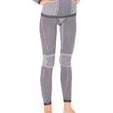 MioFit Running Power Fit Yüksek Bel Seamless Spor Tayt GRİ-PEMBE S-M