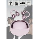 Mioji Air Buds 2 Kablosuz 5.4 IOS Android PC ve Tüm Telefonlar ile Uyumlu Bluetooth Kulaklık Pembe