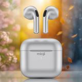 Mioji Air Buds Pro 2 Kablosuz 5.4 Ios Android Windows PC ve Tüm Telefonlar ile Uyumlu Bluetooth Kulaklık - Gümüş