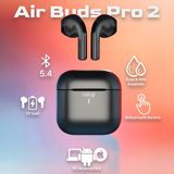 Mioji Air Buds Pro 2 Kablosuz 5.4 Ios Android Windows Pc ve Tüm Telefonlar ile Uyumlu Bluetooth Kulaklık - Siyah