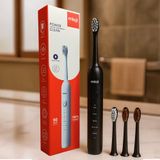 Mioji Oral B1 Şarj Edilebilir Diş Fırçası Siyah + 3 Yedek Başlık