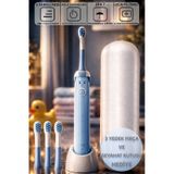 Mioji Oral B2 Kids Care Mavi Şarjlı Çocuk Diş Fırçası + 3 Adet Fırça Başlık