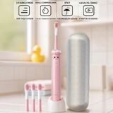 Mioji Oral B2 Kids Care Şarj Edilebilir Diş Fırçası Pembe + (3 Yedek Fırça Başlık ve Taşıma Çantası Hediye)