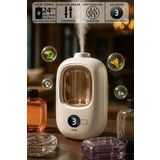 Mioji Smell 2x Yeni Nesil Şarjlı Otomatik Oda Kokusu Makinesi Beyaz (1 ADET LAVANTA KOKUSU ILE BİRLİKTE)