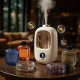 Mioji Smell 2x Yeni Nesil Şarjlı Otomatik Oda Kokusu Makinesi Beyaz - Hilton