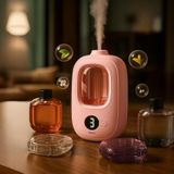 Mioji Smell 2x Yeni Nesil Şarjlı Otomatik Oda Kokusu Makinesi Pembe - Lavanta