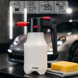 Mioji SPR1 Otomatik 1.5L Yüksek Basınçlı Araç Yıkama Köpük Püskürtme Pompası - Beyaz