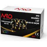 Mioled Mio 7760 Saçak LED Dış Mekan Perde Süsleme Gün Işığı 2x1 Metre