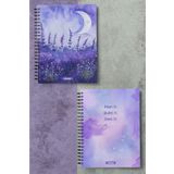 Miona A5 Spiralli Karton Kapak 2’li Set 80 Gram 60 Yaprak Kareli Okul Defteri , Notebook