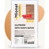 Mionel Glutensiz Keto Dostu Baton Ekmek 320g Yüksek Lifli Düşük Karbonhidratlı Sağlıklı Seçim - 320 gr