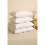 Mions Eco Havena Çift Kişilik Dolgun Yastık-Yorgan Set - 195 x 215 cm - Beyaz