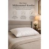 Mions Havena Plus Antialerjik 800 Gr - Dolgun Yastık - Beyaz - 50X70 cm
