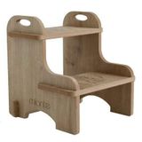 Mionte Flat-Pack Ahşap Çocuk Montessori Yükseltici Basamak Merdiven Meşe