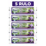 Miopack Büzgülü Çöp Poşeti Lavanta Kokulu 65×70 cm Büyük Boy 5 Rulo Dayanıklı Sızdırmaz Kalın Çöp Torbası