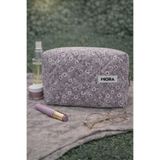 MIORA BAG Lila Çiçek Desenli Makyaj Çantası ve Düzenleyici&Organizer