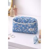 MIORA BAG Mavi Cep Detaylı Makyaj ve Seyahat Çantası&Organizer