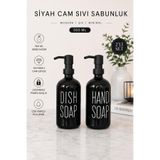 MİORA HOME 2'Lİ CAM SIVI SABUNLUK