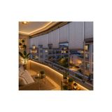 MİORA PERDE ARA GRİ Plise Katlanır Cam Balkon Perdesi - Ofis Perdesi - Mutfak Perdesi - Salon Perdesi