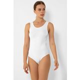 Miorre 001-000137 Beyaz Çıtçıtlı Kalın Askılı Çıtçıtlı Kadın Body