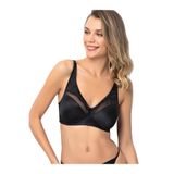 miorre Balensiz Dantel Detaylı Minimizer Toparlayıcı Sütyen,Siyah 100,590123458094