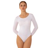 Miorre Beyaz XL-XXL Uzun Kol Modal Body