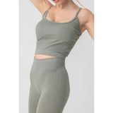 Miorre Doremi Seamless Örme Askılı Büstiyer - L - XL - Haki