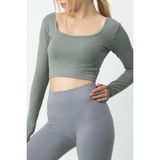 Miorre Doremi Seamless Straplez Uzun Kollu Fitilli Büstiyer - M - L - Bej