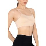 Miorre Gigotto Seamless Çapraz Askılı Büstiyer - L - XL - Ten