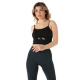 Miorre İnce Askılı Desteksiz Seamless Spor Büstiyer KAHVE S-M