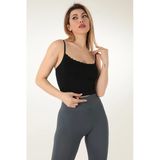 Miorre İnce Askılı Seamless Dikişsiz Dantelli Desteksiz Büstiyer