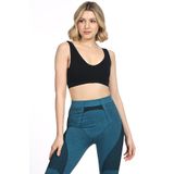 Miorre Kadın Pedsiz Spor Büstiyer SİYAH L-XL
