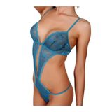 miorre Kadın Turkuaz Belezza Fantezi Babydoll,Turkuaz Mavisi L/Xl