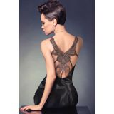 miorre Kısa Bihter Geceliği Yeni Sezon,Siyah S/M,9416722846969