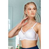 Miorre Magic Effect Tül Detaylı Balensiz Minimizer Toparlayıcı Sütyen - Beyaz - 85