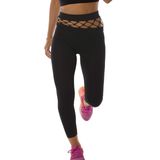 Miorre MioFit Fishnet Seamless Spor Tayt SİYAH M-L