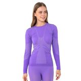 Miorre MioFit Kadın Energy Dry Fit Dikişsiz Spor Tişört LİLA XL-XXL