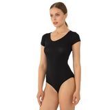 Miorre Siyah M-L Modal Kısakol Çıtçıtlı Body