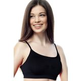 Miorre Ultra Comfort Dikişsiz Yumuşak Kap Sport Sütyen SİYAH L/XL