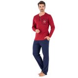 Miorre Uzun Kol Erkek Pijama Takımı BORDO M