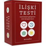 miosho Ilişki Testi - Çiftler Için Samimiyet Geliştiren 100 Iletişim Kartı - 4 Kategori - Konuşma Kartları - 6x9