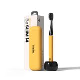 MIPOW i4 Sonic Elektrikli Diş Fırçası Ultra İnce İnce Şarj Edilebilir Ultrasonik Akıllı Diş Fırçası Ücretsiz Küçük Seyahat Çantası ve Seramik Tutucu Yuvası, Seyahat ve Ev için, IPX7 Su Geçirmez, 2-