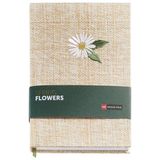 Miquelrius A5 Rafya Sert Kapak Çizgili Spring Flowers Defter - Çok Renkli