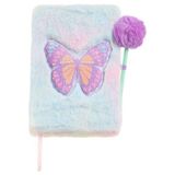 Miquelrius Butterfly Little World A5 Tüylü Defter ve Kalem Seti - Çok Renkli