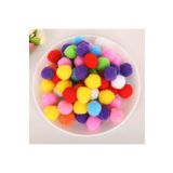 MİR Karışık Renkli (20mm) Peluş Ponpon (50 Adet)