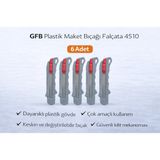 Mir Kitap Gfb Plastik Maket Bıçağı Falçata 4510 Profesyonel Maket Bıçağı 6 Adet