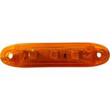 Mir Kitap Sarı Parmak LED Dorse Lamba 3 Ledli 9cm 12-24V