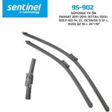 Mir Kitap Sentinel Audi Q2 Jetta 4 Golf 6 Passat cc Octavia 3 Silecek 600-480MM