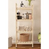Mira Ahşap Ahşap Banyo Dolabı 4 Katlı Havluluk 110X45X30 cm - Akça