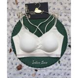 Mira Dikişsiz Hafif Dolgulu Çift Askılı Kopçasız Rahat Bralet/Sütyen/Büstiyer/Spor Sütyeni