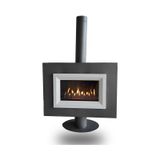 Mira H10F Freestanding Üstten Bacalı Şömineli Doğalgaz Sobası